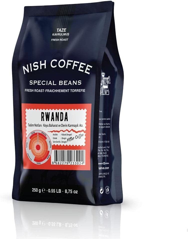 Nish Filtre Kahve Rwanda 250 Gr - Öğütülmüş