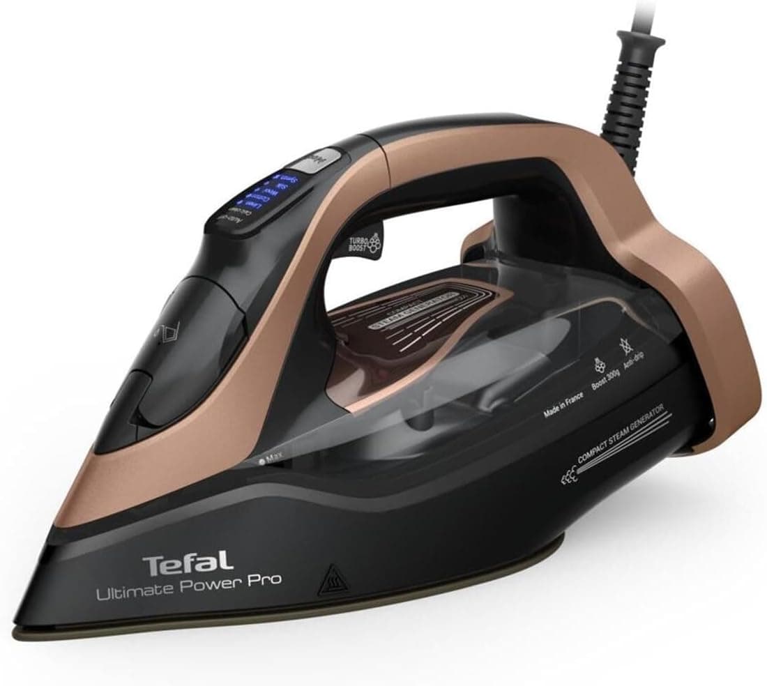 Tefal FV9E5 Ultimate Power Pro 85 gr Sürekli ve 300 gr Şok Buharlı 3200 Watt Buharlı Ütü