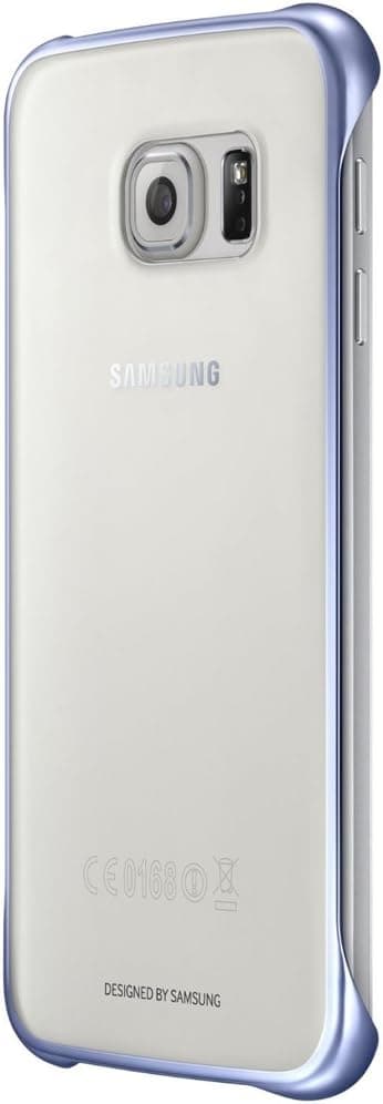 Samsung Slimline Clip-On Kılıf Clear View Case Cover Samsung Galaxy S6 için, Metalik Siyah/Şeffaf