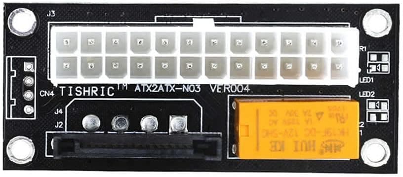 24 Pin to 4 Pin Sata 2 ATX Güç Kaynağı Birleştirici ADD2PSU Mining Madencilik ADD 2 PSU Power Supply