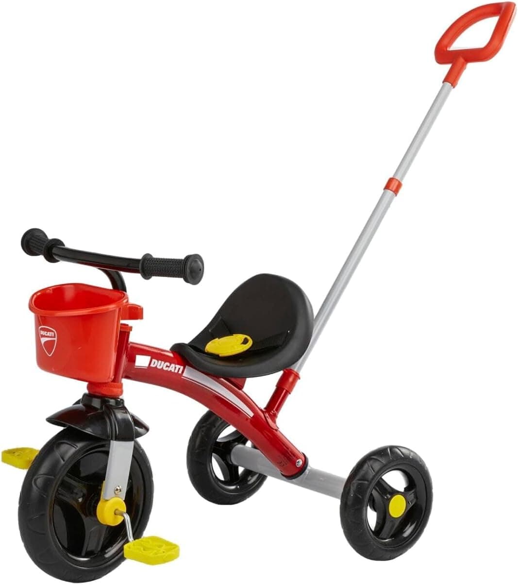 Chicco Itme Kollu Çocuk Üç Tekerlekli Bisikleti Ducati U-Go Trike