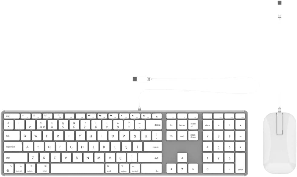 Zagg Kablolu Klavye & Mouse Set (USB-C) 103219794