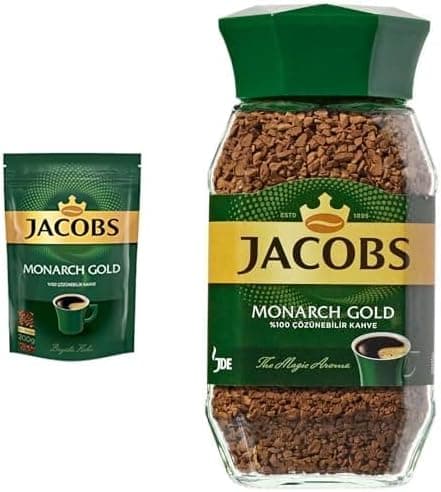 Jacobs Monarch Gold 200 gr + 100 gr Kavanoz Çözünebilir Kahve
