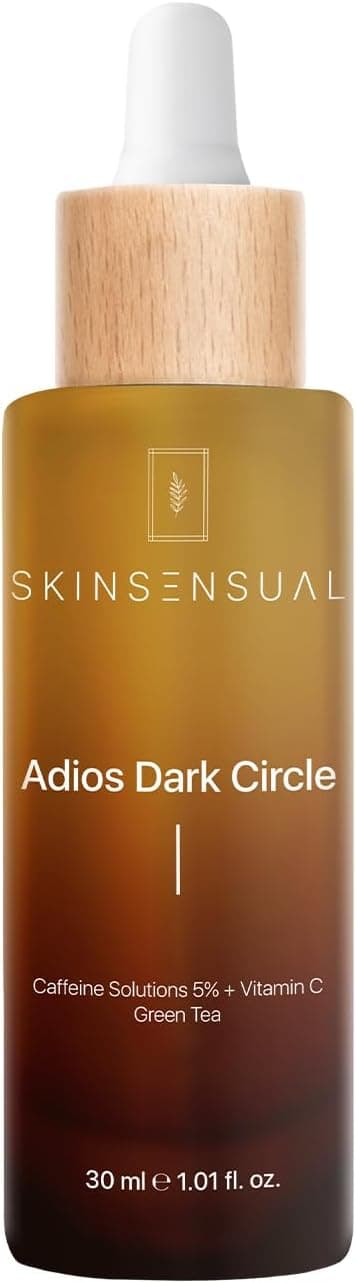 Skin Sensual Adios Dark Circle Göz Altı Serumu 30 ml |%5 Caffeine Solution + Vitamin C | Koyu Halka, Şişlik ve Yorgun Görünüm Karşıtı