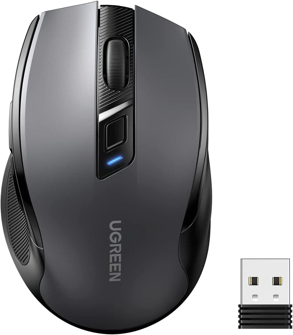 Ugreen Dual Mode 2.4GHz Kablosuz ve Bluetooth 4000DPI Sessiz Optik Mouse