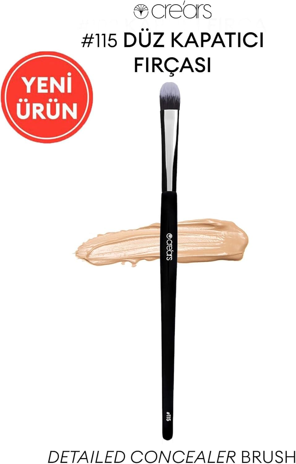 Crears Düz Kapatıcı Fırçası Detailed Concealer Brush 115
