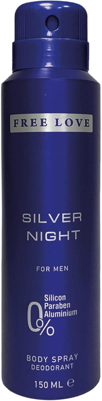 Free Love Silver Night Erkek Deodorant 150 ml