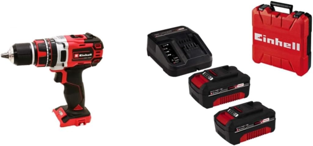 Einhell Eınhell Te-Cd 18/50 Li-I Bl 18V 4Ah Çift Akülü Kömürsüz Darbeli Matkap