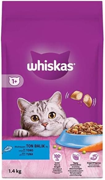Whiskas Ton Balıklı Kedi Maması 1,4 Kg