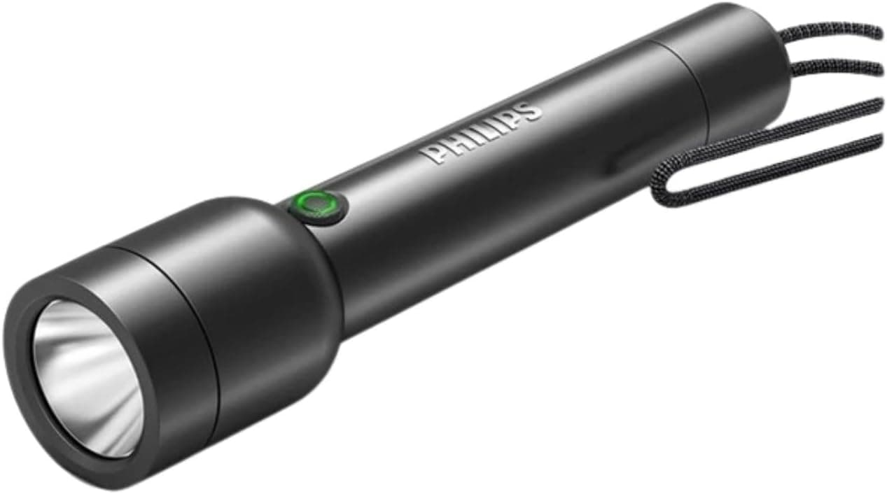 Philips SFL1236/93 3W 300 Lümen 3 Işık Modlu Type-C Şarj Edilebilir Ultra Hafif Güçlü LED El Feneri