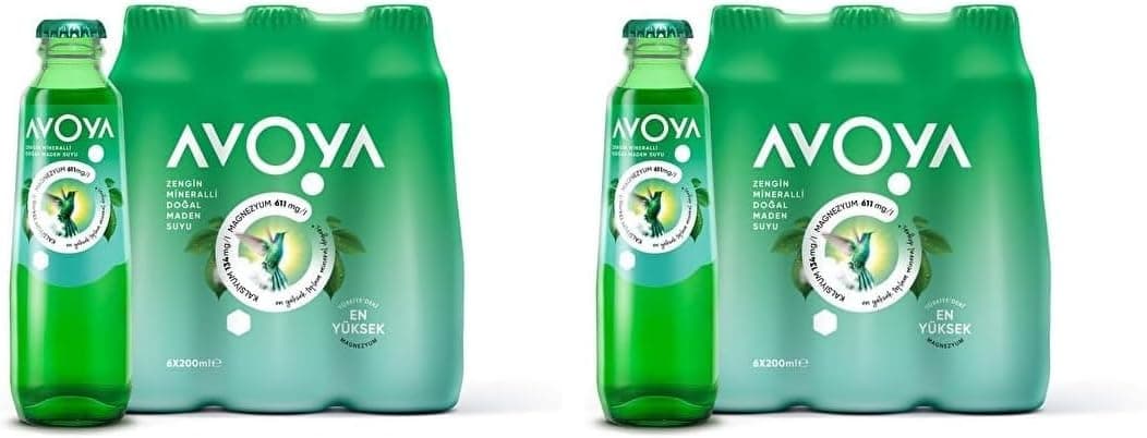 Avoya Sade Zengin Mineralli Doğal Maden Suyu Şişe 24 x 200 ml