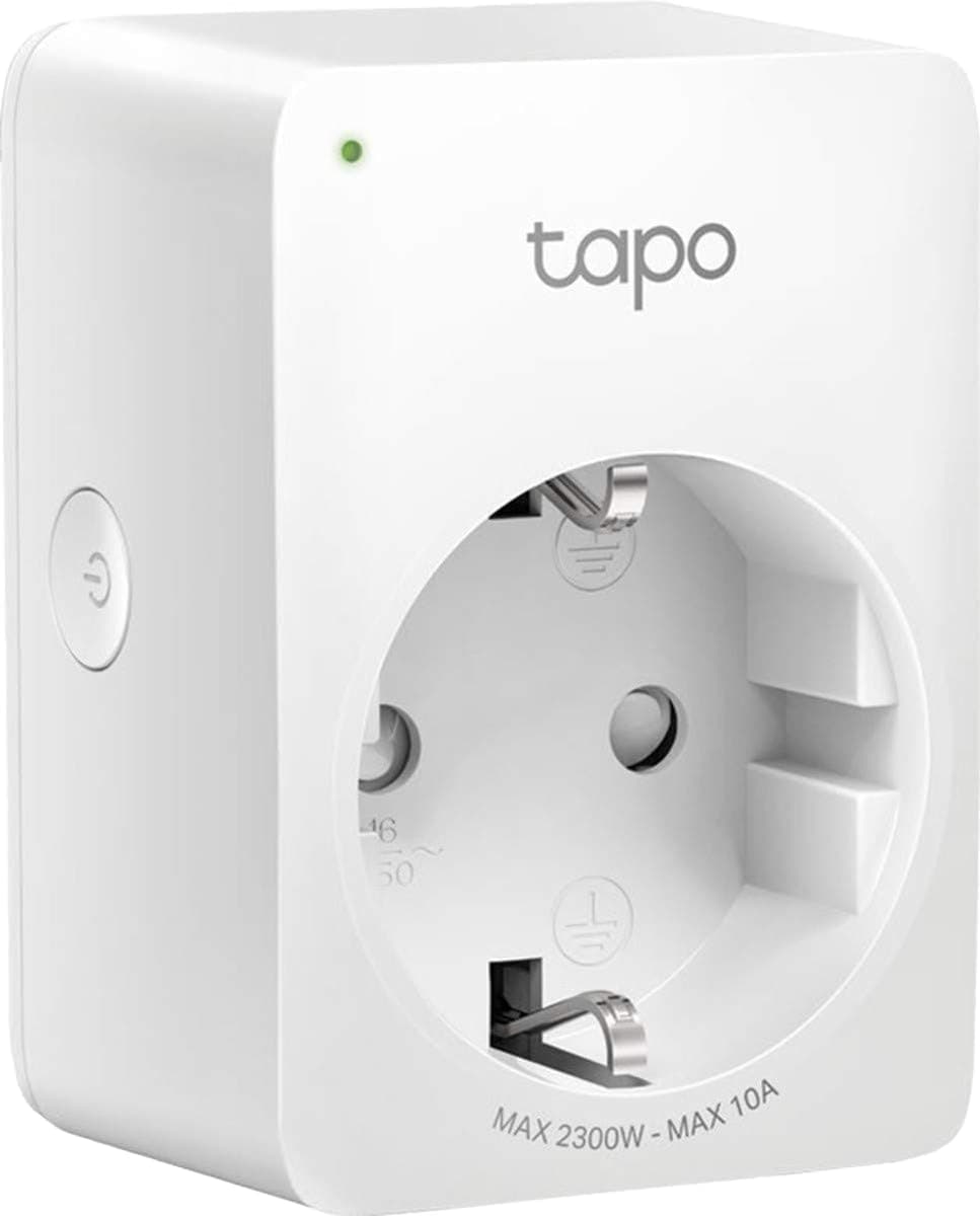 Tapo P100, Akıllı Mini Wi-Fi Soketi, Amazon Alexa ve Google Home ile Çalışır, Uzaktan Kontrol, Cihaz Paylaşımı, Hub Gerekmez, 1-pack