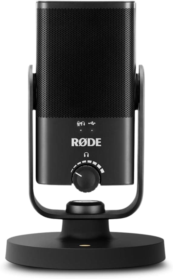 RODE NT-USB MINI, Sökülebilir manyetik ayaklı, Dahili Pop Filtreli, Kulaklık Preamlifikatörlü USB Mikrofon