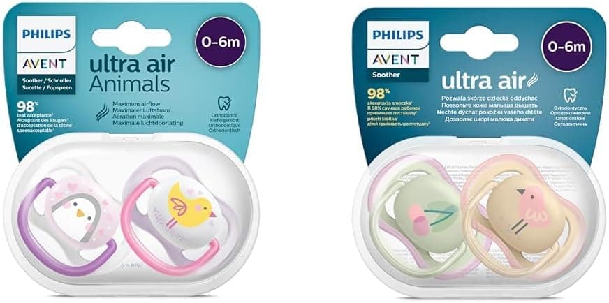 Philips Avent SCF080/06 Ultra Air Emzik (0-6 Ay) Kız & SCF085/13 Ultra Air Emzik (0-6 Ay) Erkek