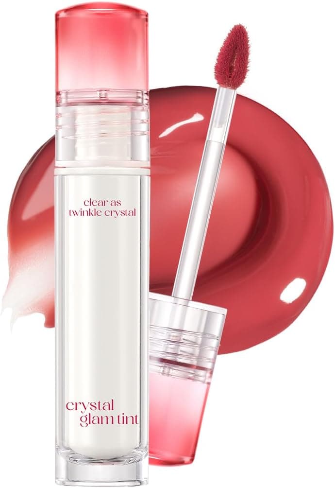 CLIO Yapışkanlık Hissi Vermeyen Yoğun Işıltılı Tint CLIO Crystal Glam Tint (01 Vintage Apple)