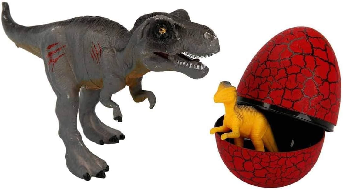 Sunman S00002695 Dinozor ve Yavrusu Oyun Seti, çok renkli