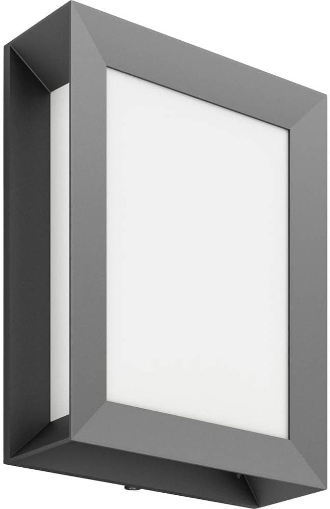 Philips myGarden LED Dış Mekan Duvar Lambası, 6 W, Gri