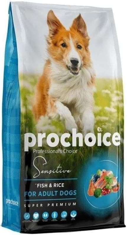 Prochoice Sensitive, Yetişkin Hassas Köpekler İçin, Hipoalerjenik, Balıklı ve Pirinçli Kuru Mama, 3 kg