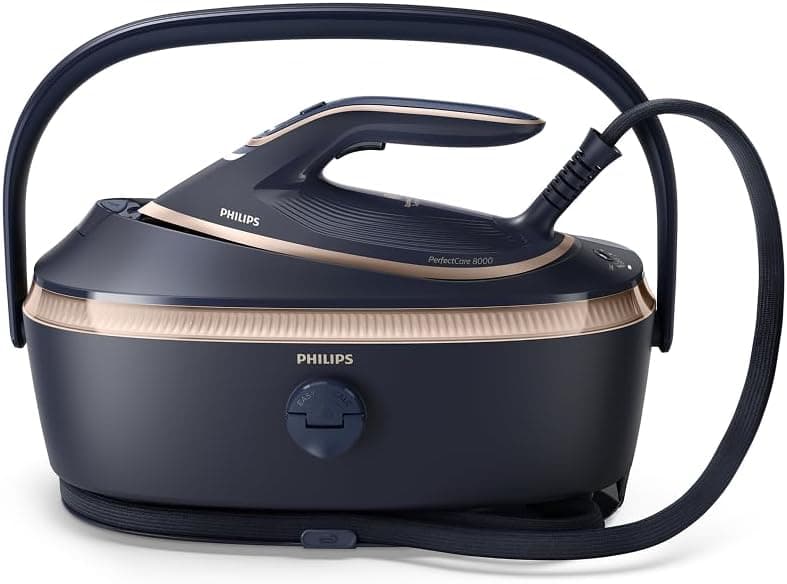 Philips PerfectCare 8000 Serisi Buhar Kazanlı Ütü – 215g Buhar, Kolay Taşıma ve Saklama, OptimalTEMP, SteamGlide Elite, 1.4L, Kolay Kireç Çözme, Sıfır Yanık Garantisi (PSG8300/21)