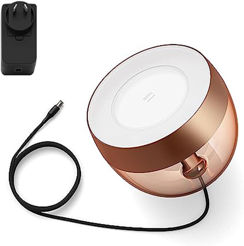 Philips Hue Iris Bakır Akıllı Led Masa Lambası, Özel Seri, Gen4-25.000 Saat Ampul Kullanım Ömrü