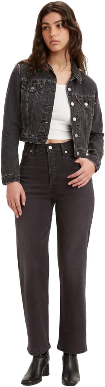 Levis Ribcage Straight Jeans Kot Pantolon Kadın