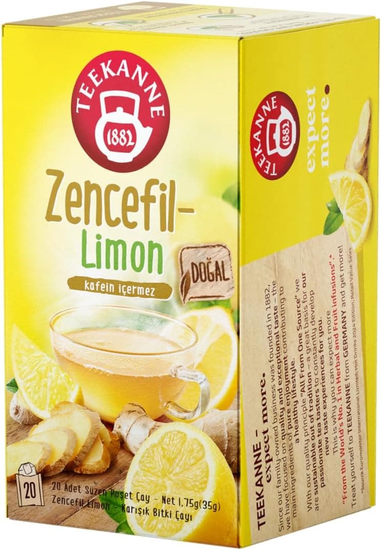 TEEKANNE Zencefil Limon Karışık Bitki Çayı 20li 35 G