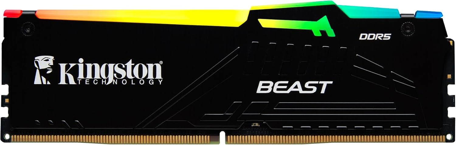 Kingston Beast RGB 32GB DDR5 5600MT/s CL36 DIMM Masaüstü Ram - KF556C36BBEA/32TR