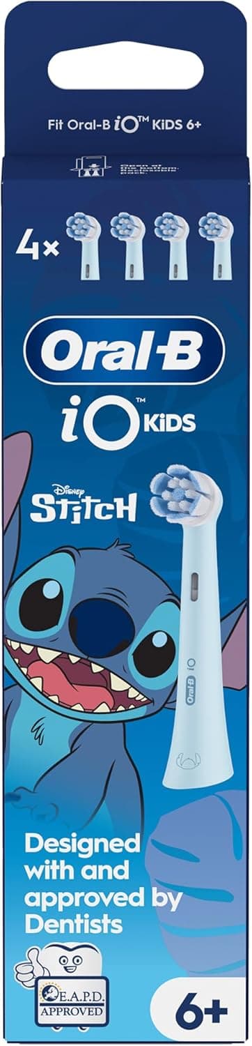 Oral-B iO Çocuk 6+ Stitch Diş Fırçası Yedek Başlığı 4 Adet