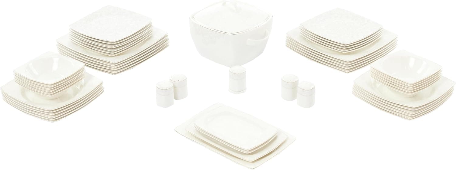 Pierre Cardin Porselen Mosaic Yemek Takımı Gold 12 Kişilik, Altın