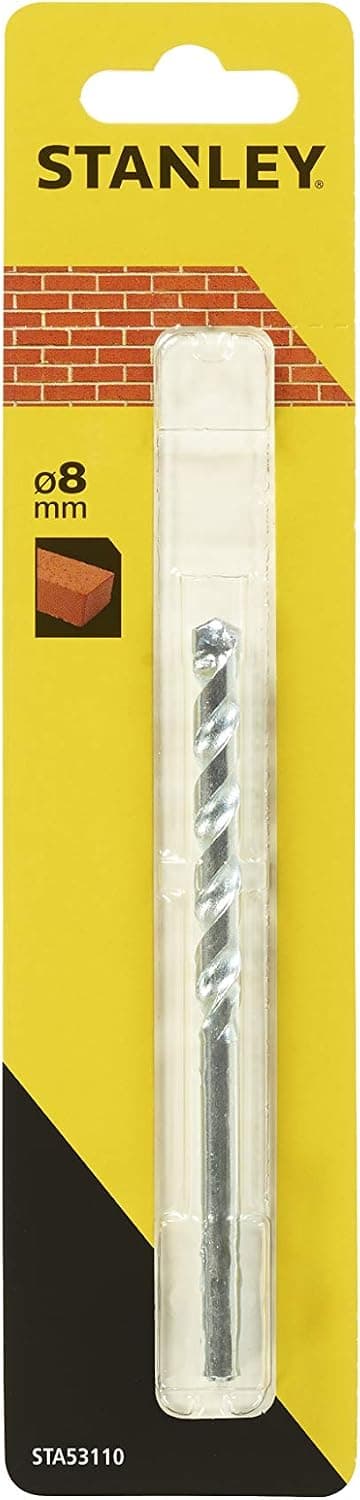 Stanley Sta53110/Qz Beton Matkap Ucu, Metalik, 1 Adet, 8 X 120 Mm