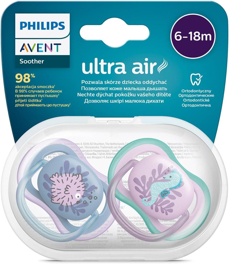 Philips Avent Ultra Air Emzik 6-18 Ay 2Li Kız Scf085/61