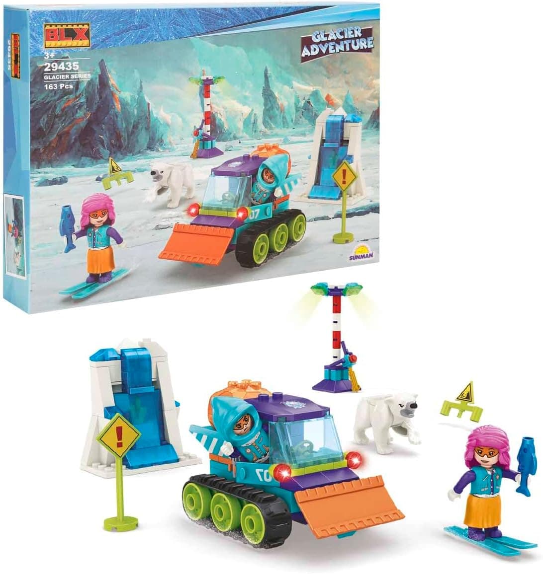 SUNMAN Glacier Adventure Set 2 Figürlü 163 Parça