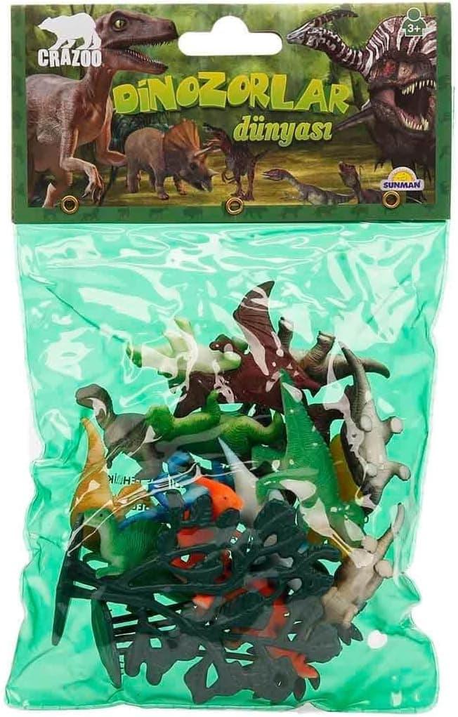 crazoo Sun-Rst-Crz-Figür Dinozorlar Dünyasi Kçk.Poşet 3A.