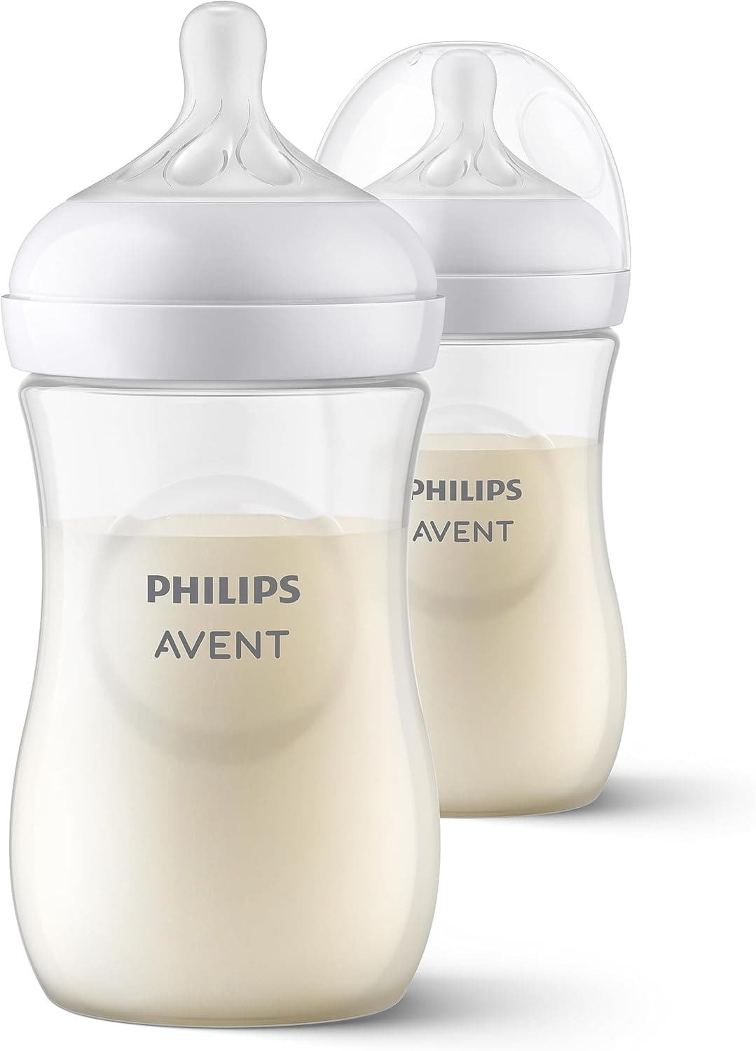 Philips Avent Doğal Tepkili Biberon 2’li Set, 260 ml, 3-6m, Akıtmaz Emzik, Kolik ve Gaz Önleyici, BPA İçermez, SCY903/02