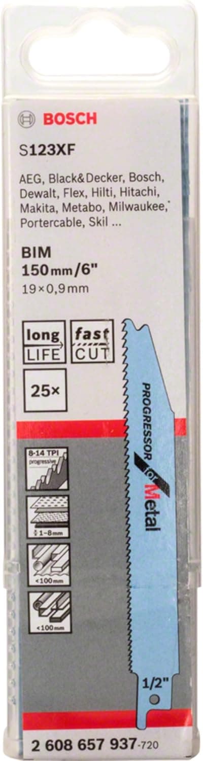 Bosch S 123 XF Progressor for Metal 25li