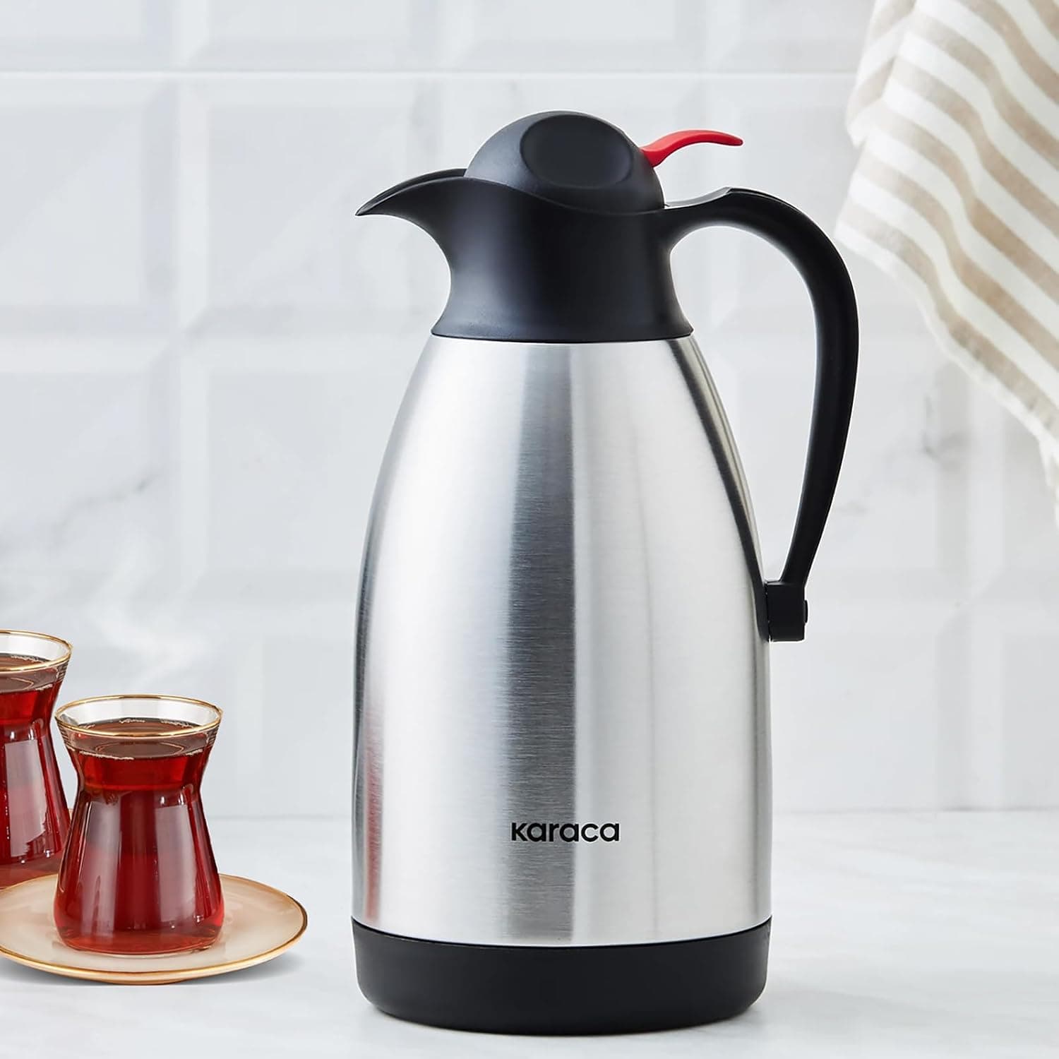 Karaca Clark İnox Çelik Termos 1500 ml