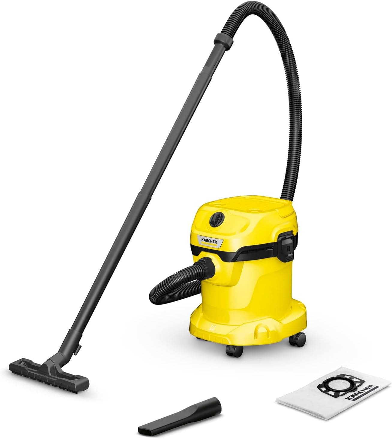 Karcher Wd 2 Plus V-15/4/18 Islak - Kuru Elektrikli Süpürge, Üfleme Fonksiyonlu, 1000 W, 15 L