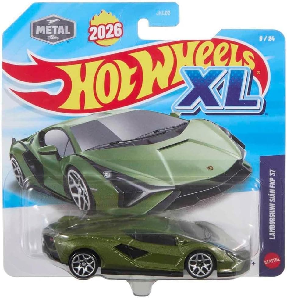 Hot Wheels XL Diecast 1:43 LAMBORGHINI SIAN FKP 37 JKL07-JKL02