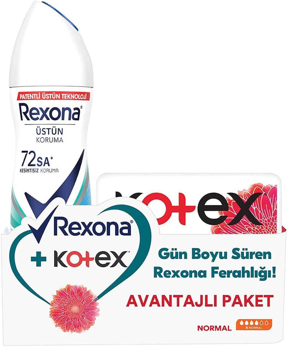 Rexona Shower Fresh Sprey Deodorant 150 ml + Kotex Ultra Normal Avantajlı Paket