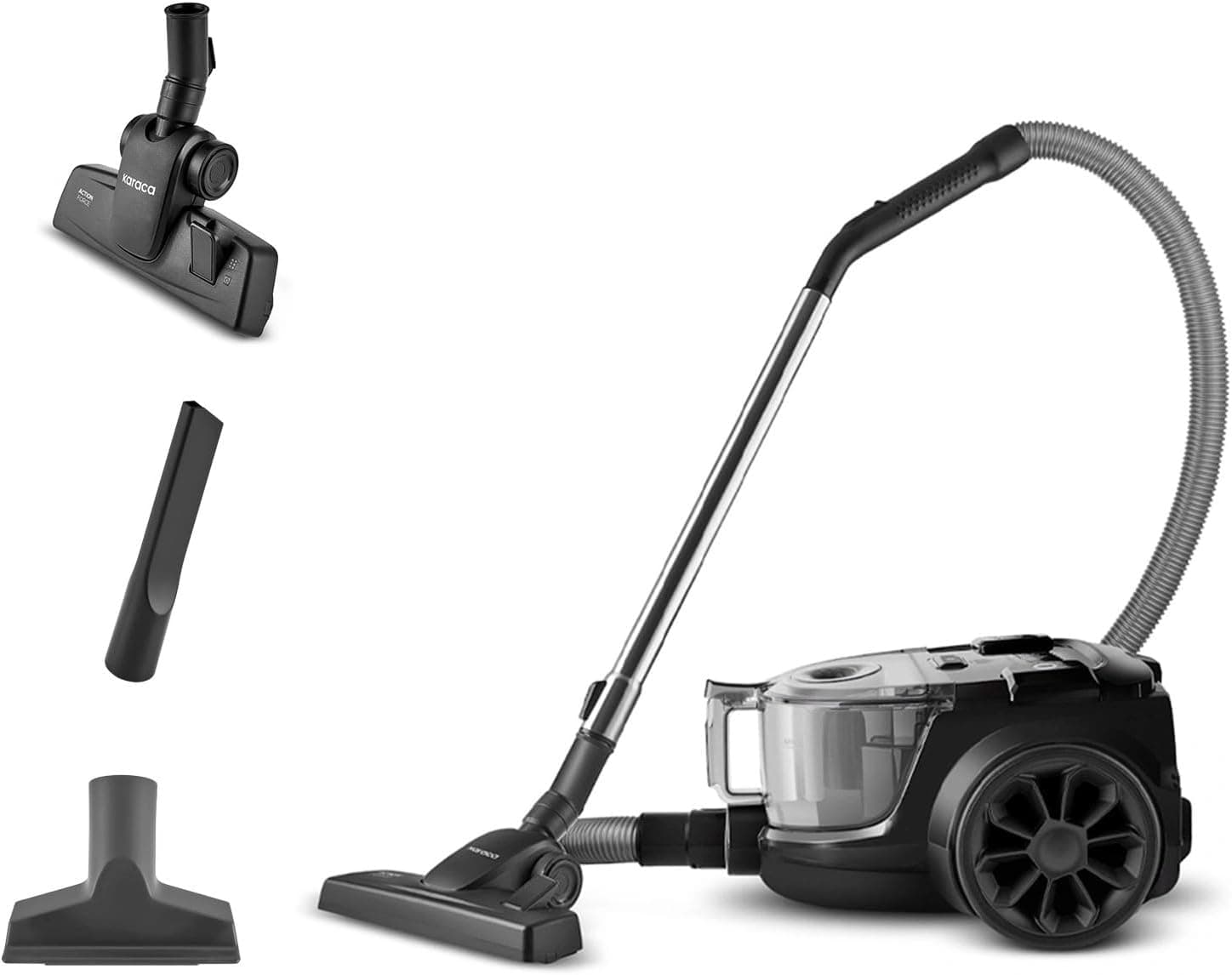 Karaca Vantuz Action Force X10 Elektrikli Süpürge Black
