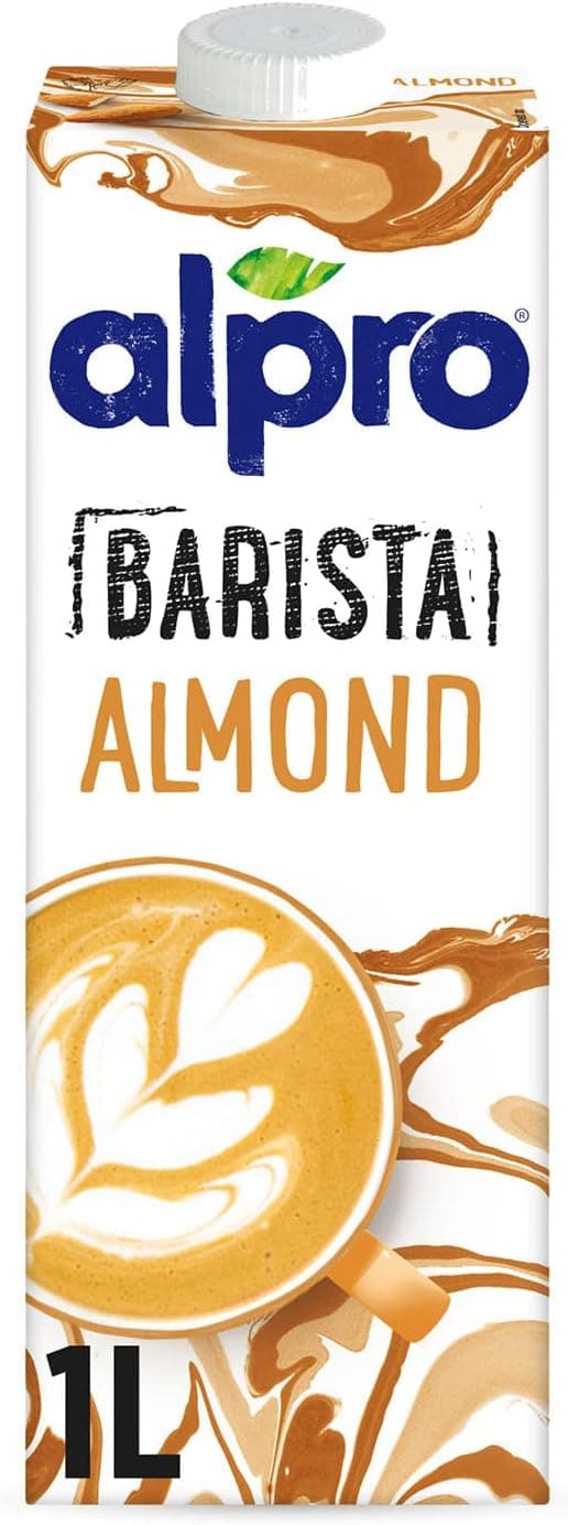 Alpro Barista Badem Sütü 1 L Vegan Laktozsuz Bitkisel Bazlı