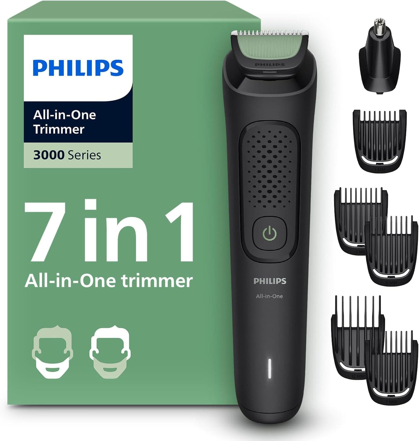 Philips 3000 Serisi 7in1,Erkek Bakım Seti,Yüz/Saç/Vücut Tıraş Makinesi,Islak/Kuru Kullanım,MG3920/15