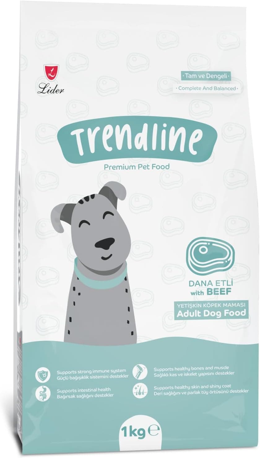Trendline Biftekli Yetişkin Köpek Maması 1 kg