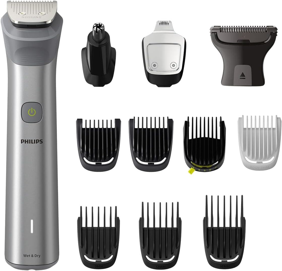 Philips 12si 1 Arada Erkek Bakım Seti - Yüz/Saç/Vücut (Islak/Kuru Kullanım) MG5940/15