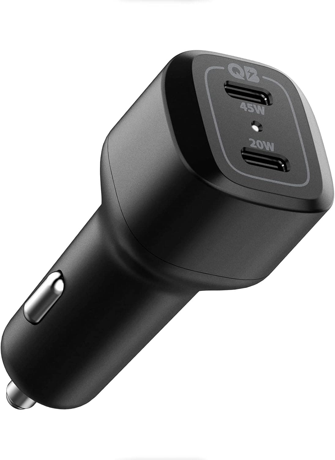 Spigen 65W USB-C 2 Port Araç içi Hızlı Şarj Aleti PPS Desteği Akım Korumalı Güç Adaptörü Çakmaklık iPhone & Android & iPad & MacBook Type-C - ACP02562