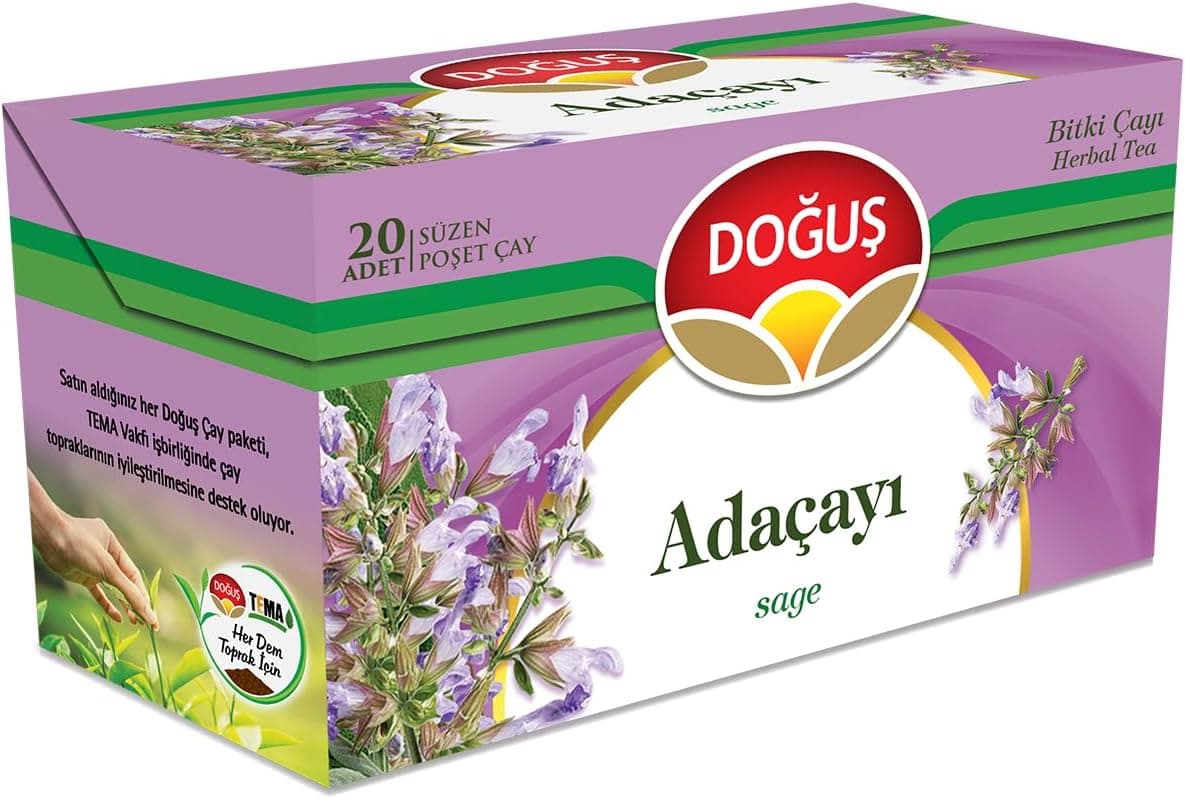 Doğuş Adaçayı Bitki Çayı Süzen Poşet 20-1.3 Gr