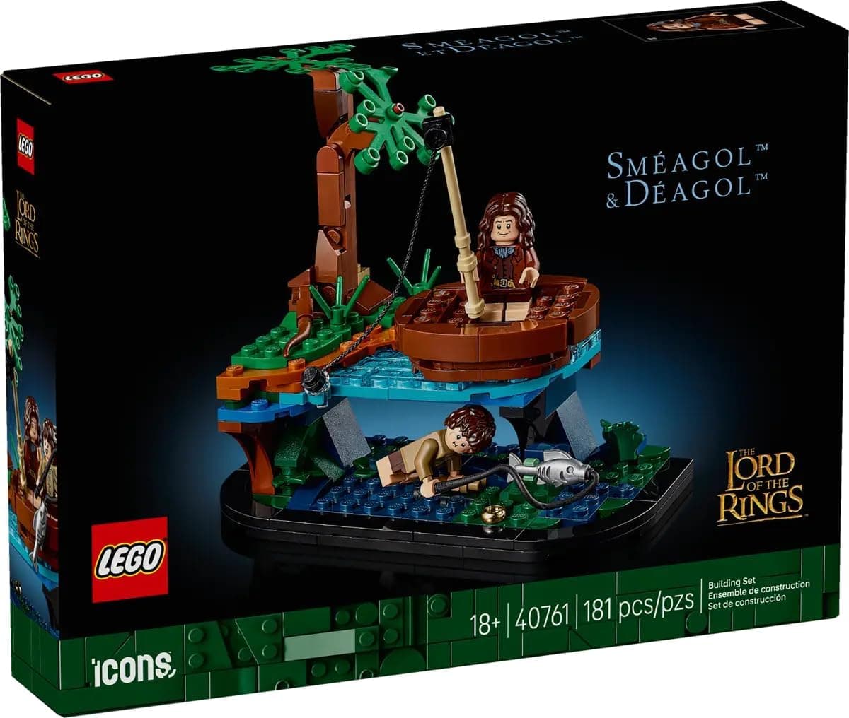 LEGO Icons 40761 The Lord of the Rings: Sméagol and Déagol