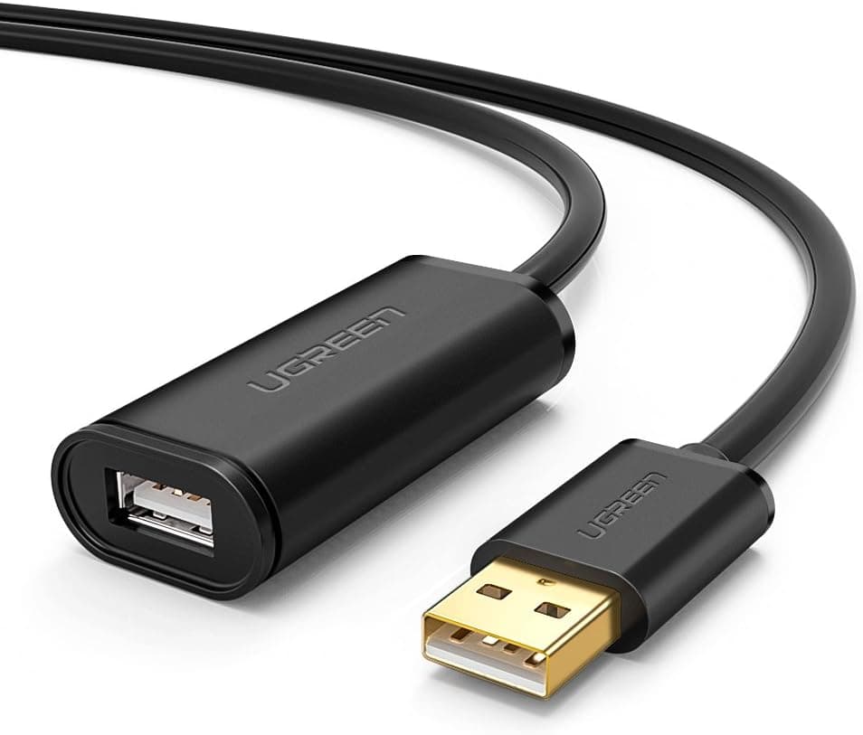 Ugreen USB 2.0 Uzatma Kablosu ile aktif Wi-Fi amplifikatör, A-soket üzerine A-Priz için Wi-Fi-kart USB bellek, WiFi-Alıcı, yazıcı, monitör, kamera, fare, klavye, vs., 10m
