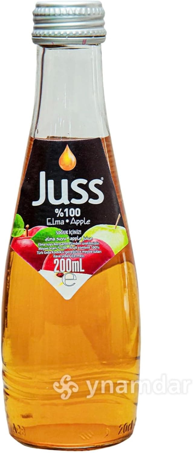 JUSS Cam 200 ml%100 Elma Suyu