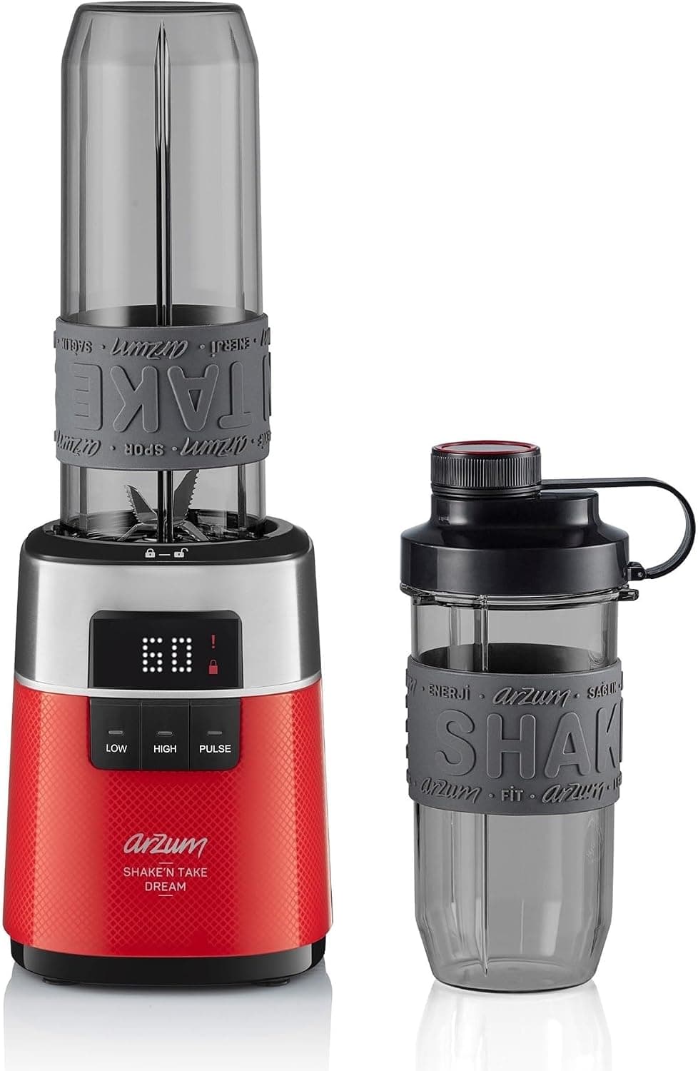 Arzum AR1148-K Shaken Take Dream Kırmızı 500 W Kişisel Smoothie Blender